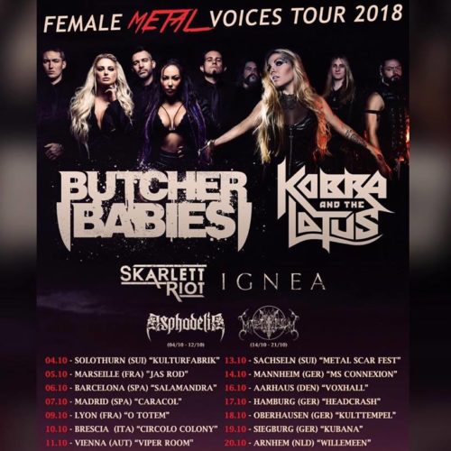Butcher Babies – Female Metal Voices Tour