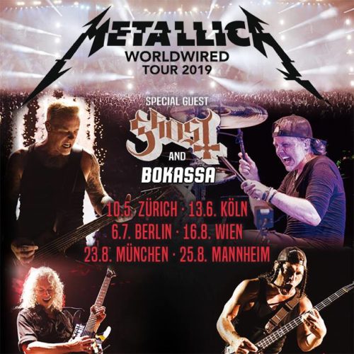 Metallica – 2019 wieder in Mannheim auf der Bühne