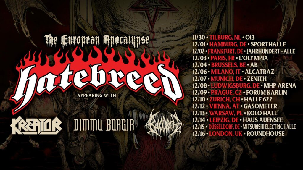 Hatebreed Tour zum 25. Jubiläum? Concertvisions