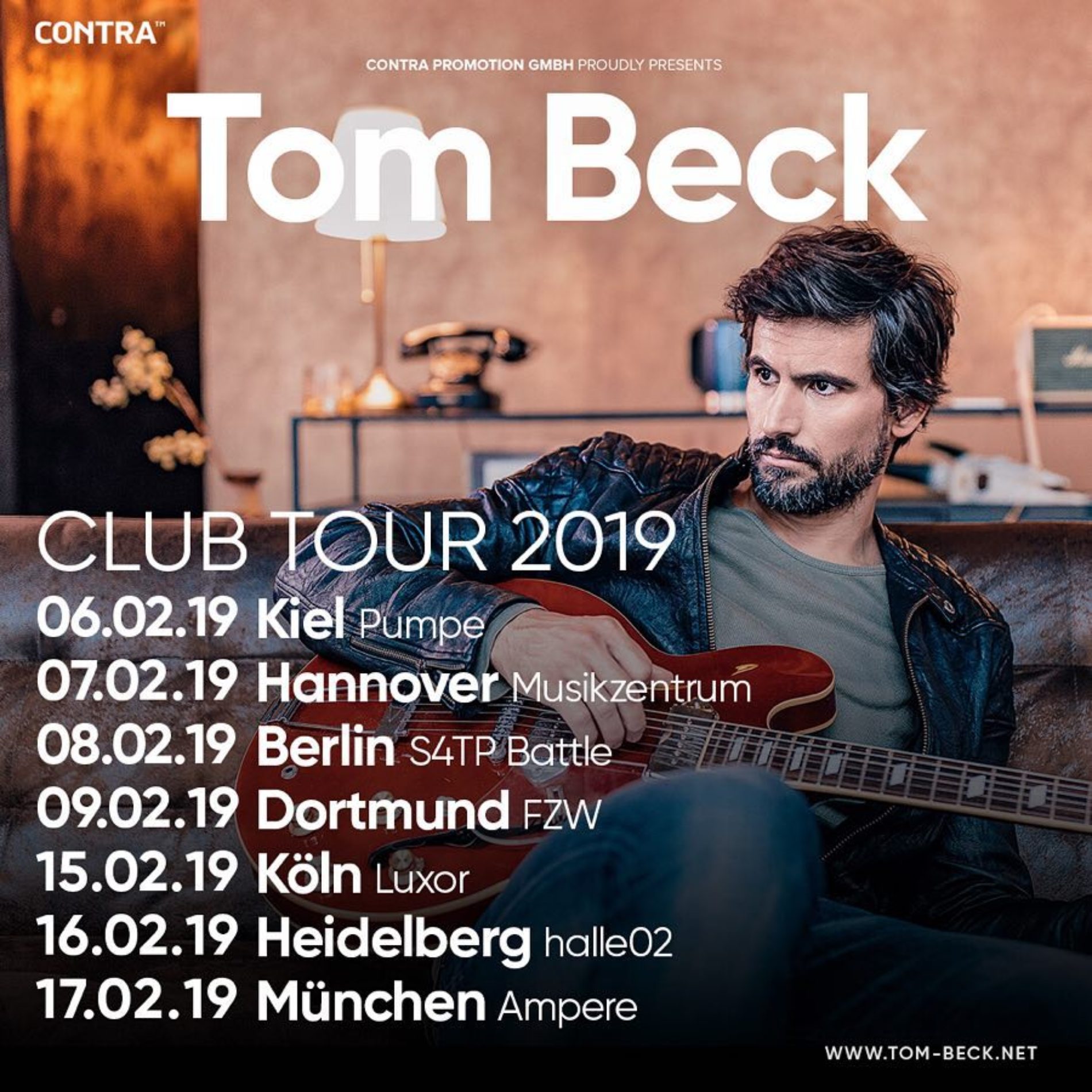 Tom Beck – Clubtour 2019