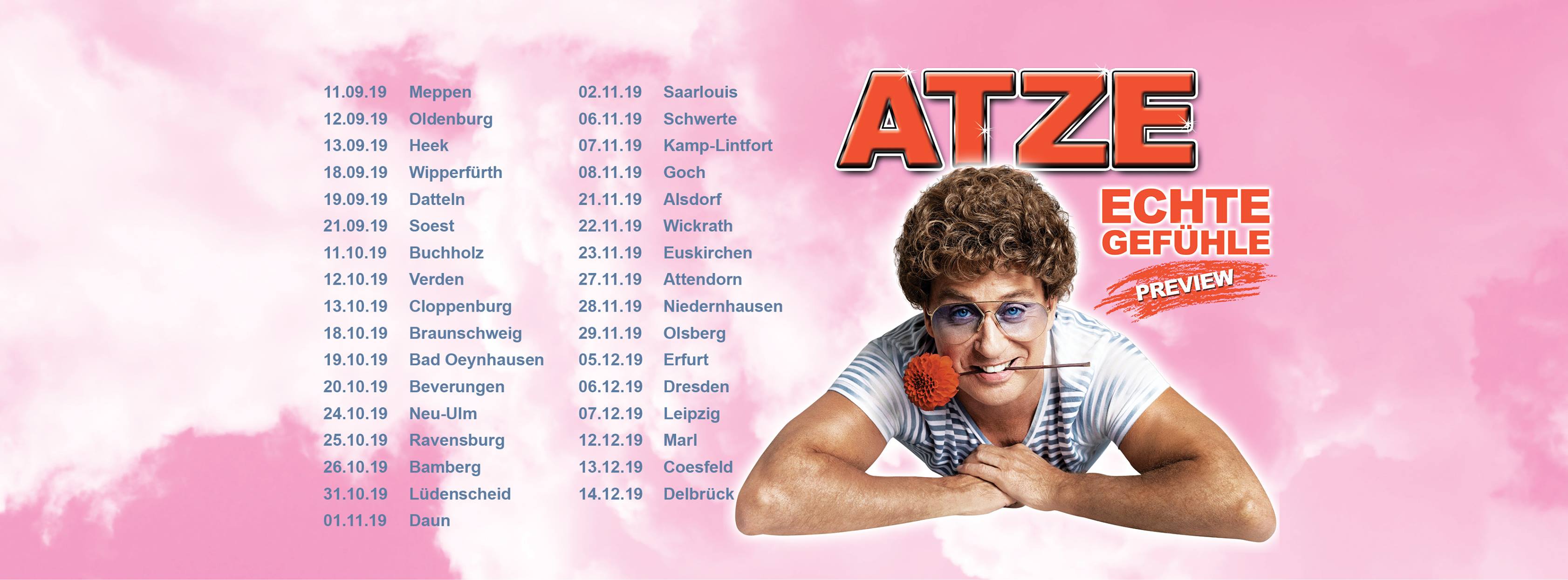 Atze Schröder - Echte Gefühle Bewertung Atze Schröder: Echte Gefühle - Preview - Concertvisions