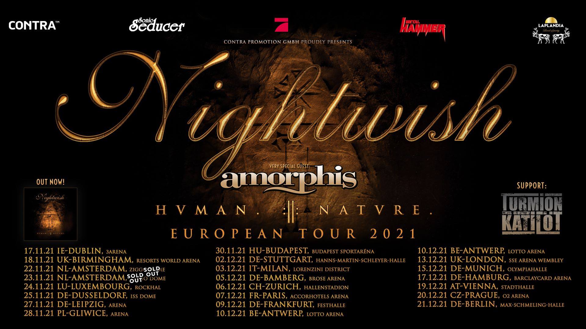 nightwish tour 2022 leipzig