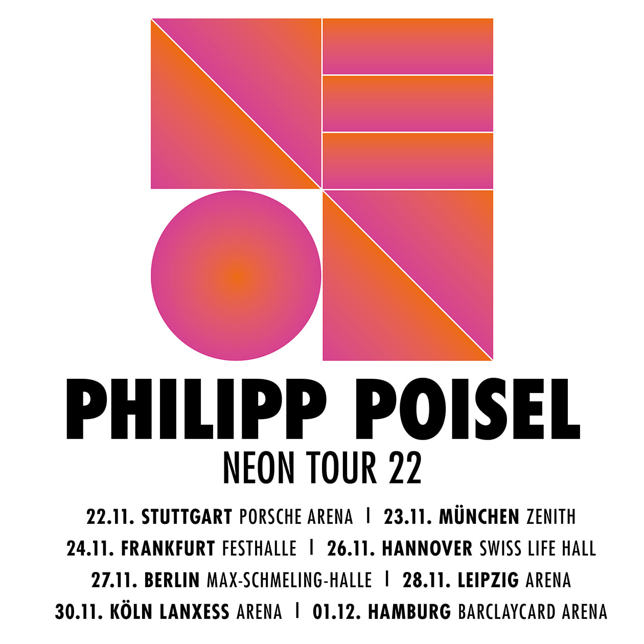 philipp poisel neon tour setlist