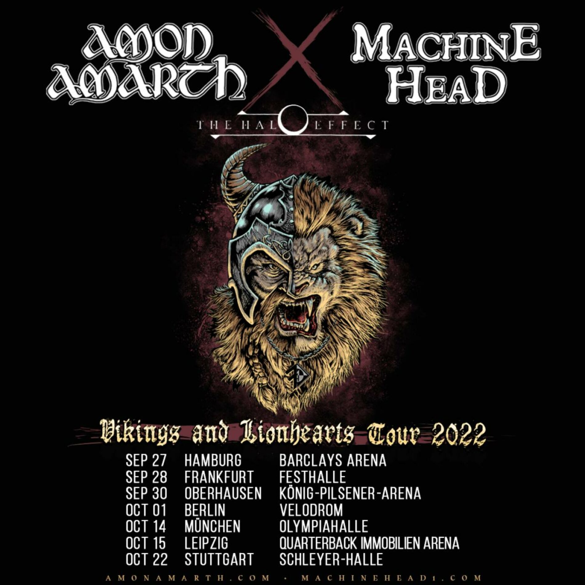 Amon Amarth & Machine Head gemeinsam auf Tour!