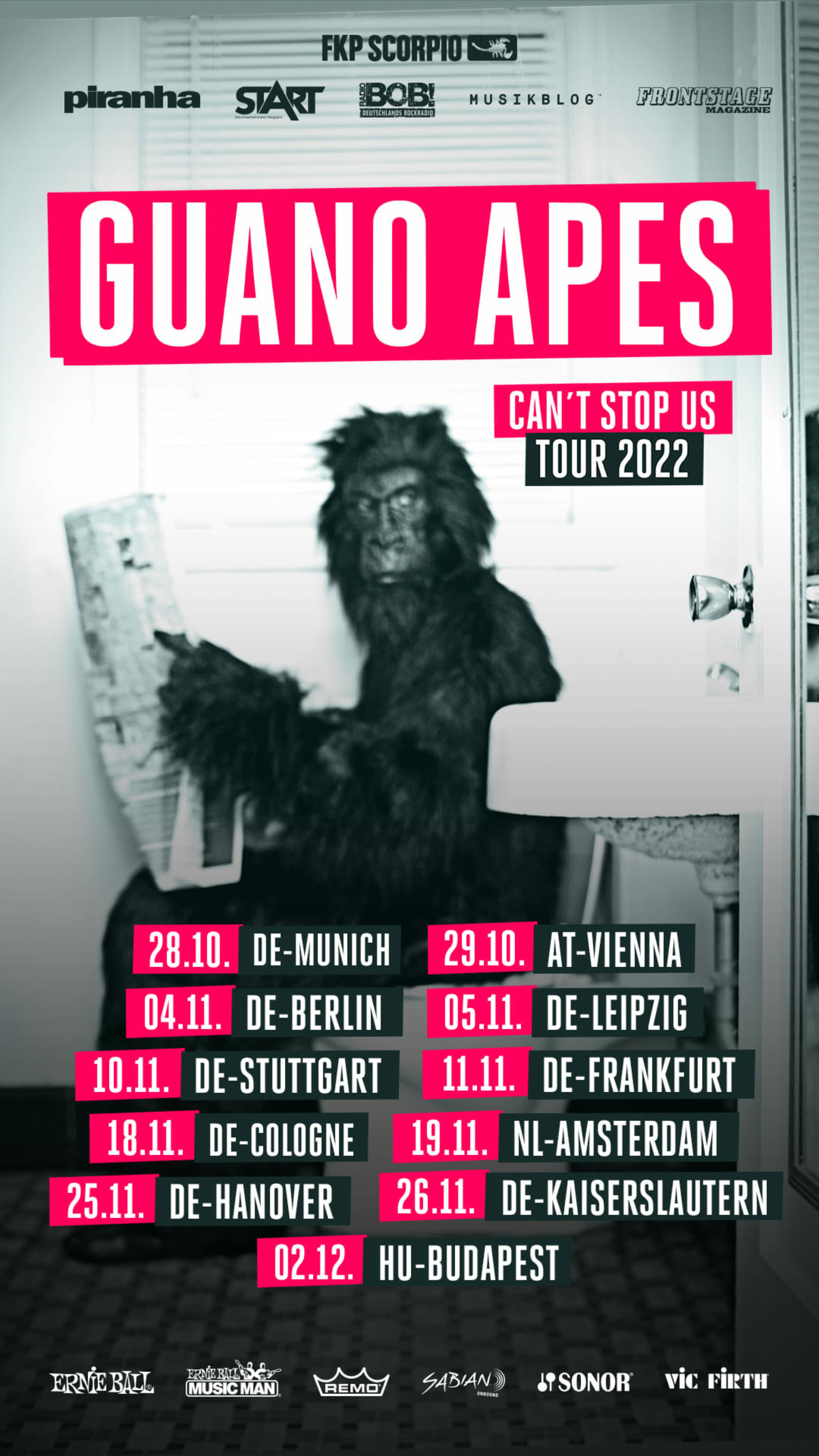 Guano Apes im Herbst 22 auf Tour!