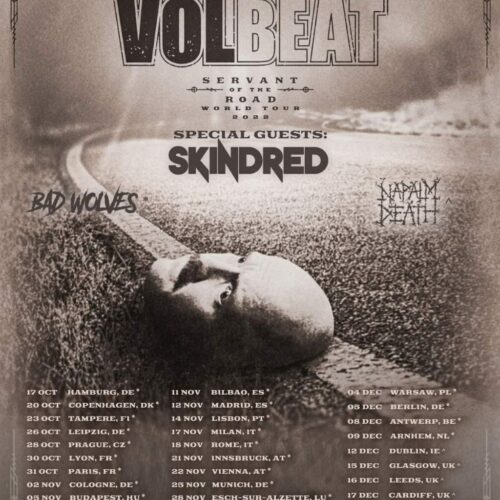 Volbeat: Servant Of The Road Tour 2022