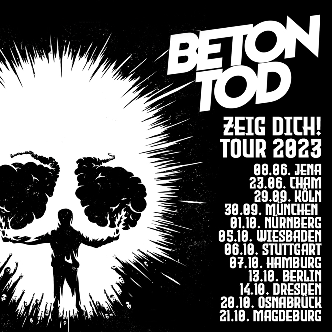 betontod tour 2022 vorband