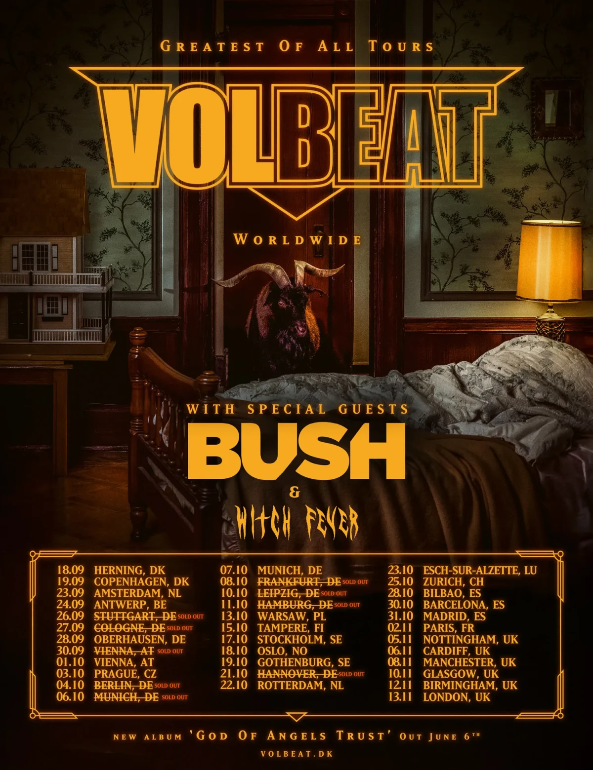 Volbeat Tour 2025