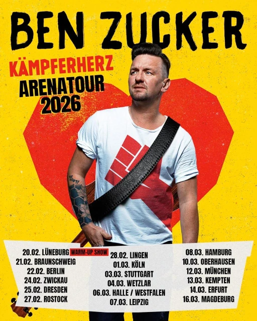 Ben Zucker, Kämpferherz Arenatour 2026