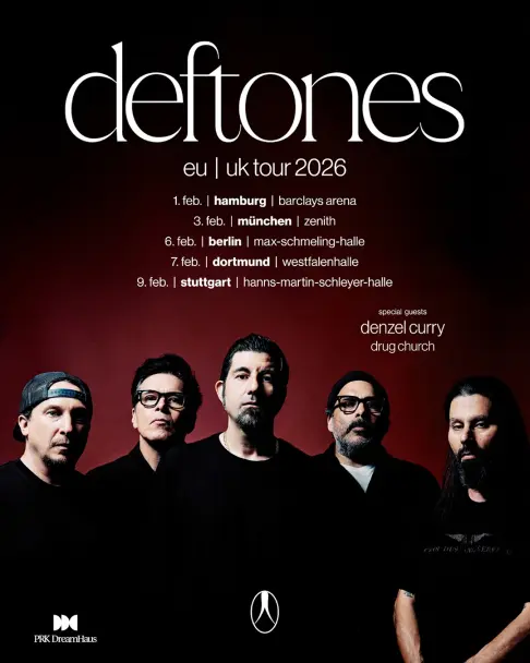 Deftones Tour 2026, EU UK