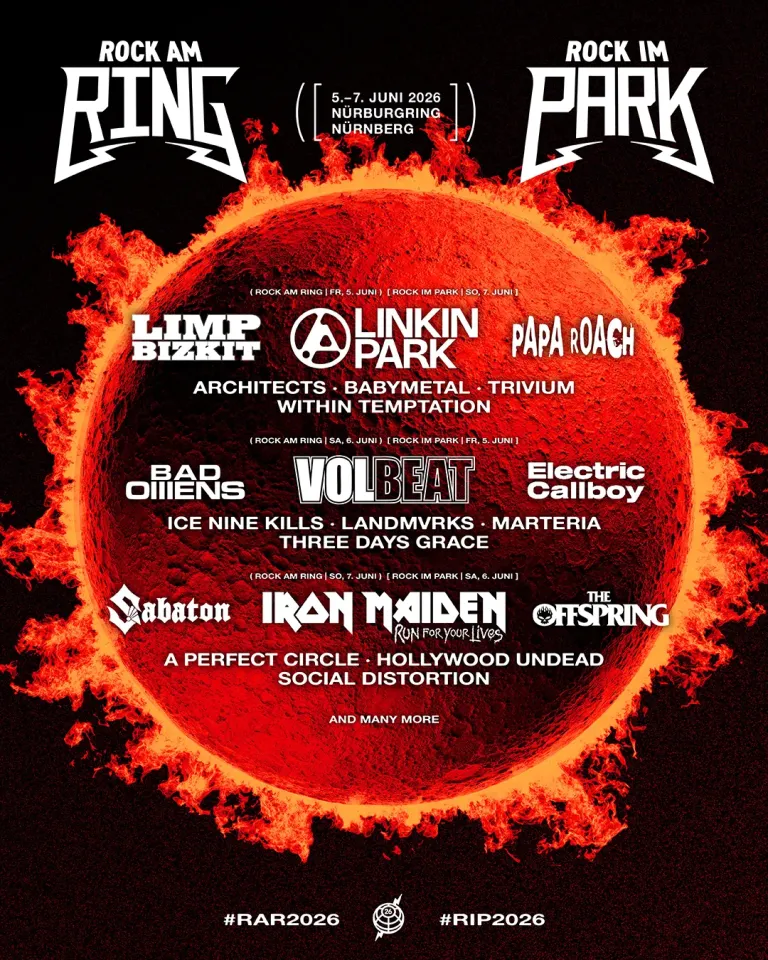 Rock am Ring 2026 Rock im Park 2026