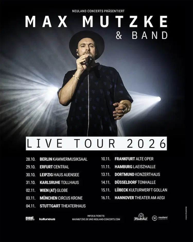 Max Mutzke Tour 2026