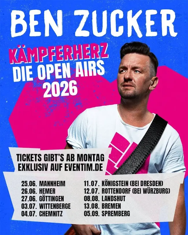Ben Zucker, Kämpferherz Open Air tour