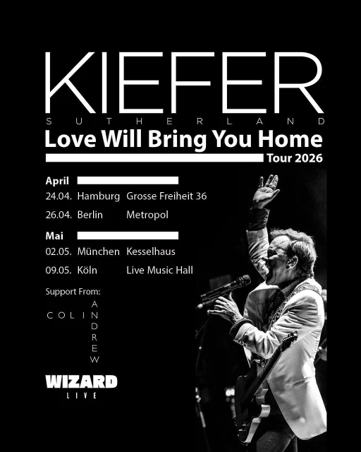 Kiefer Sutherland, Tour 2026