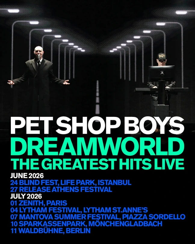 Pet Shop Boys Tour 2026