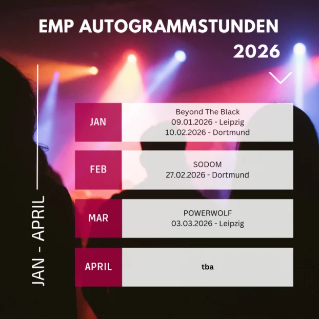 Signing Sessions EMP 2026 EMP Autogrammstunden 2026