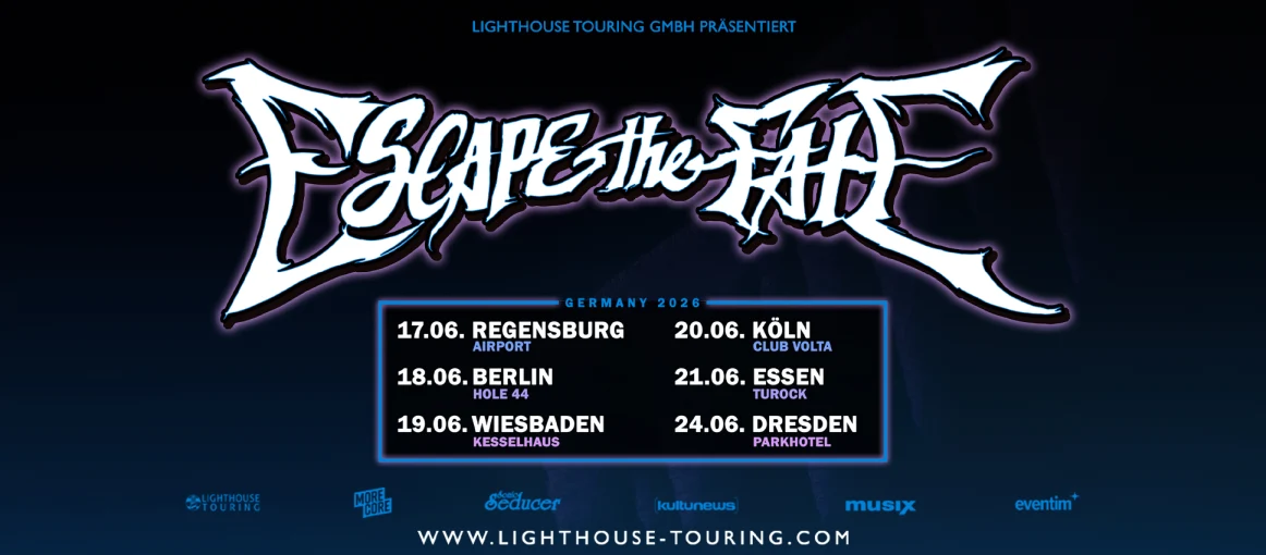 Escape The Fate Summer 2026, Germany