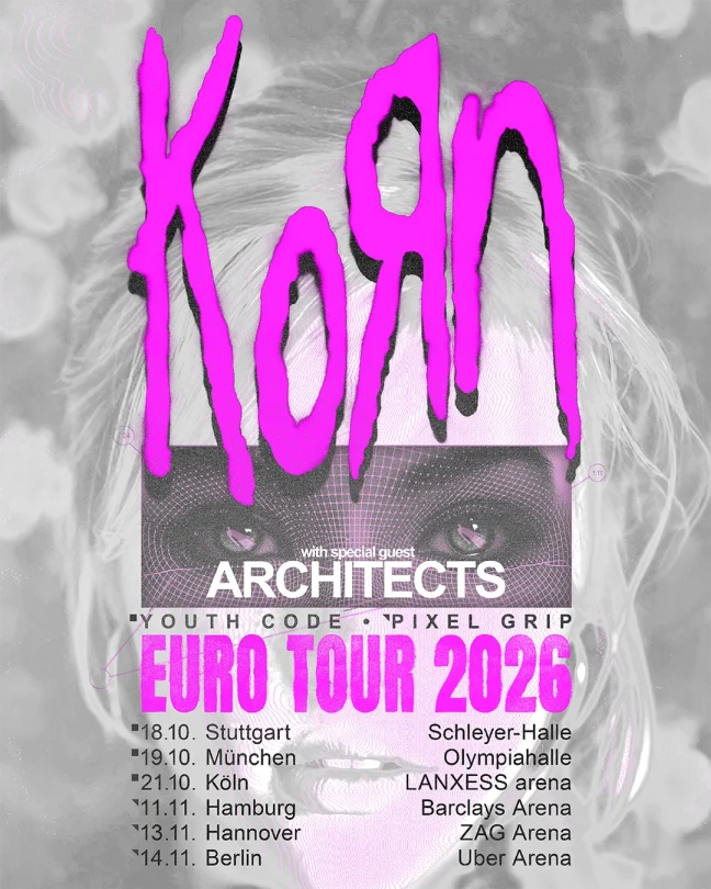 Korn live 2026 in Deutschland