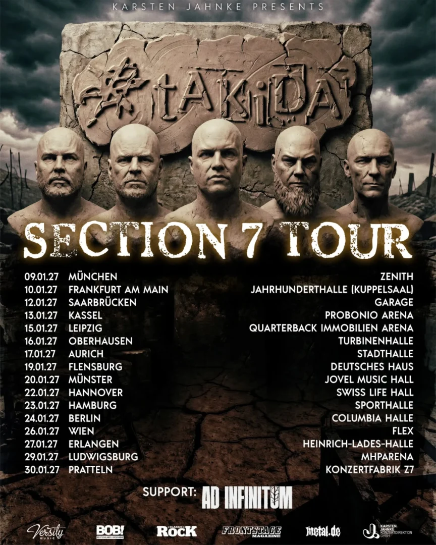 Takida Tour 2026 - Ad Infinitum Support