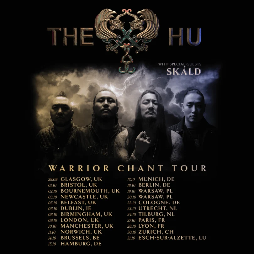 The Hu kommen im Herbst 2026 auf Deutschlandtour