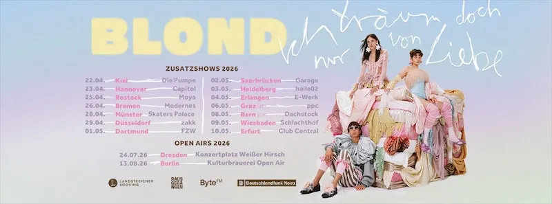 Blond Tour 2026