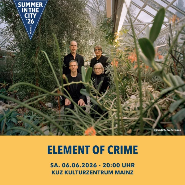 Element Of Crime, Main Summer In The City 2026