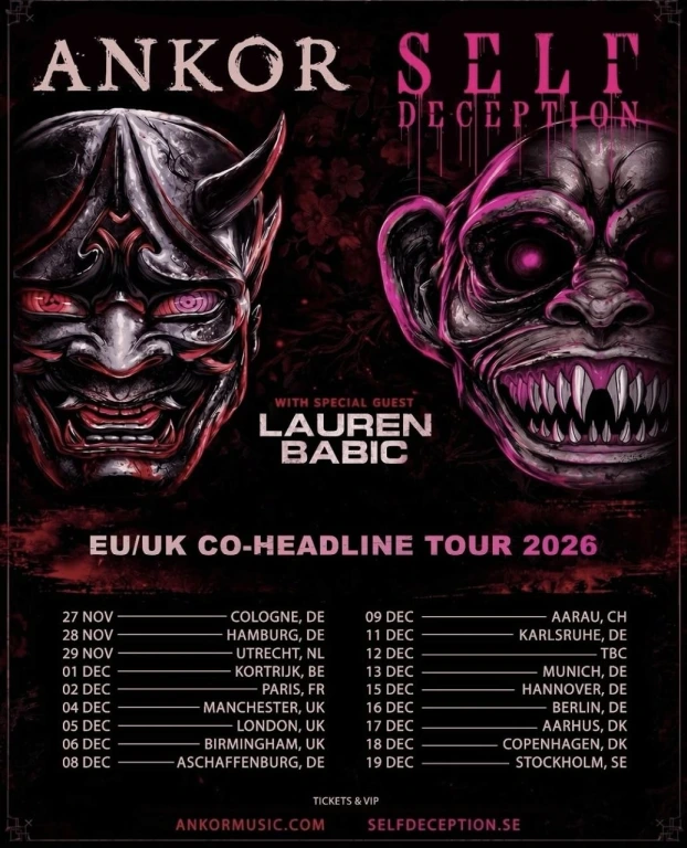 Ankor Self Deception Lauren Babic Tour 2026