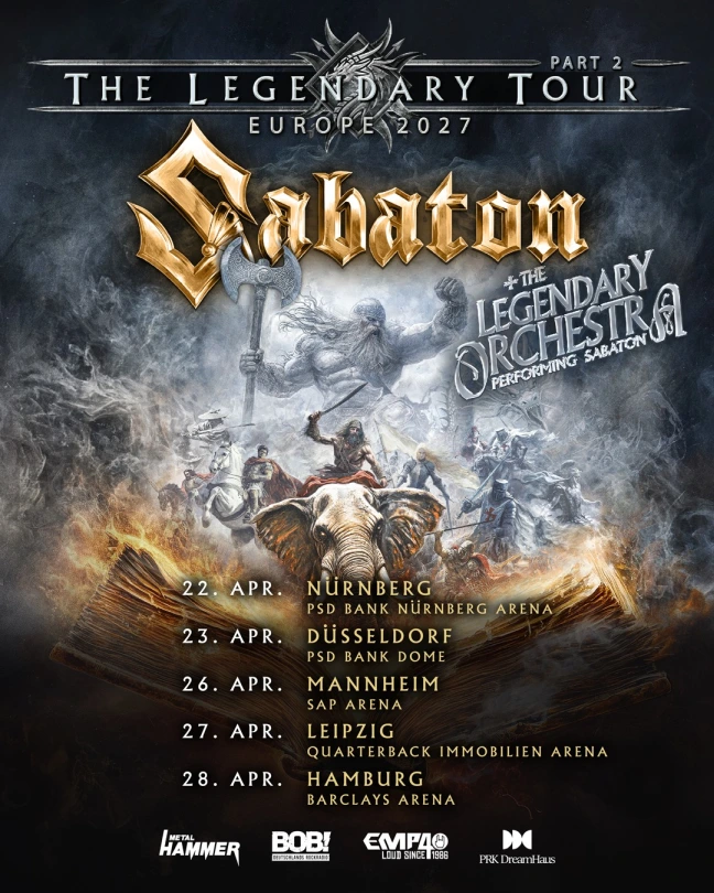 Sabaton Tour 2027