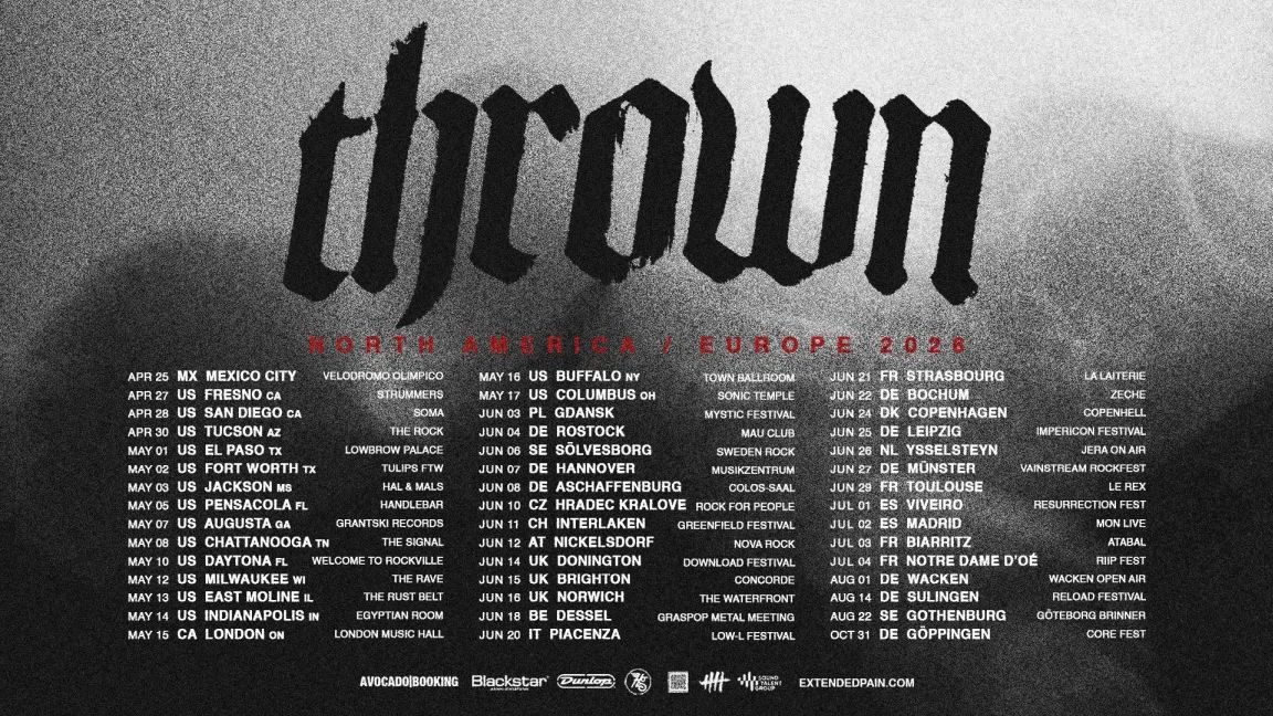 Thrown Tour 2026