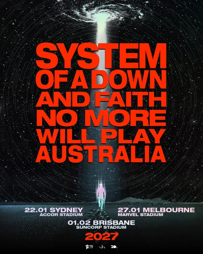 Faith No More Comeback 2027, System Of A Down Tour