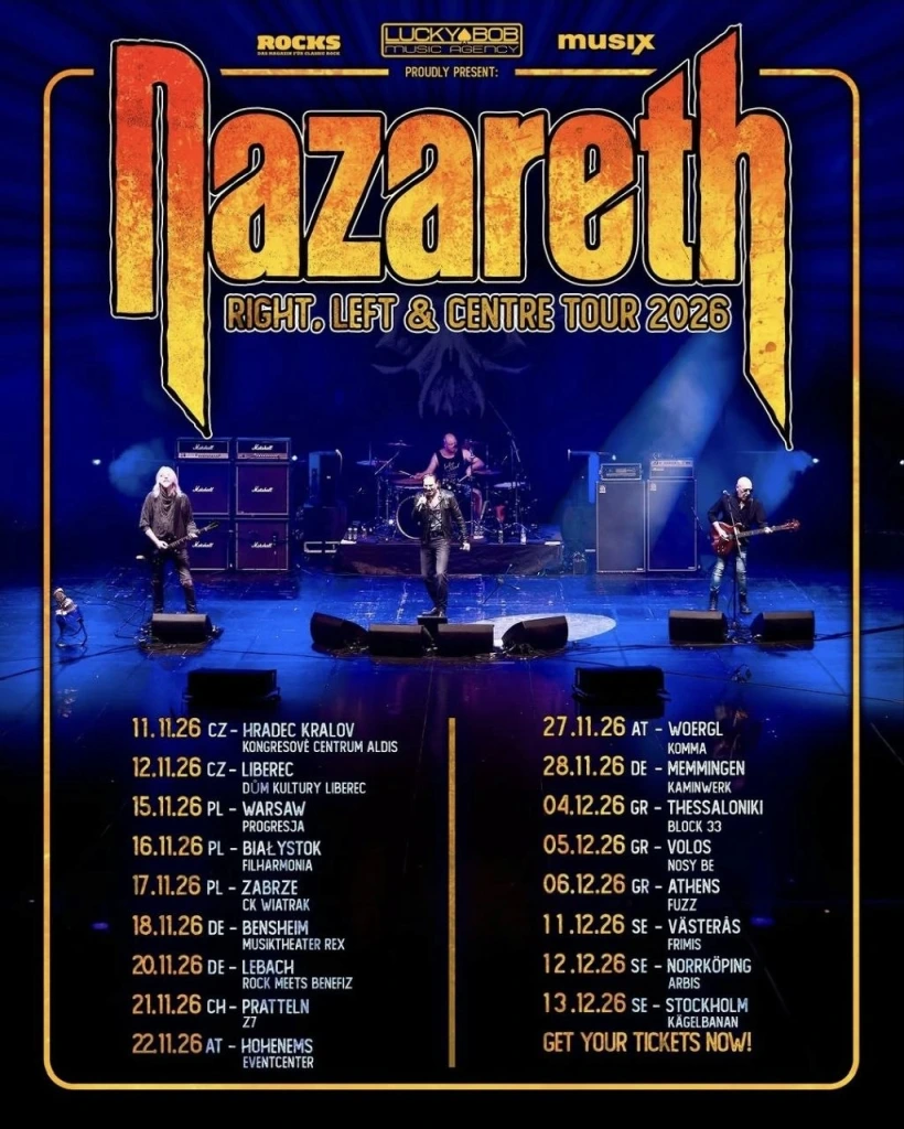 Nazareth Tour 2026