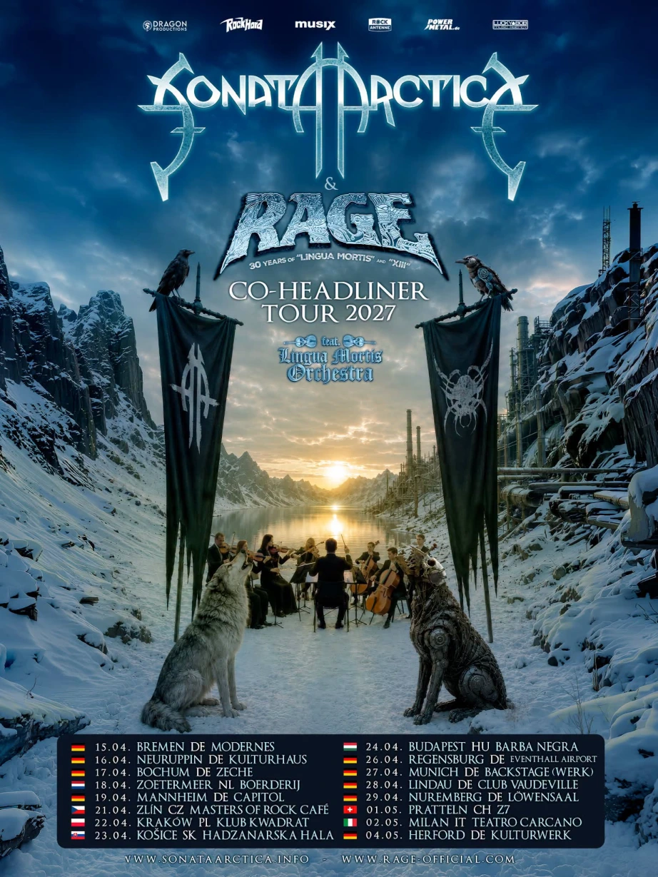 Sonata Arctica, Rage Co-Headliner Tour 2027