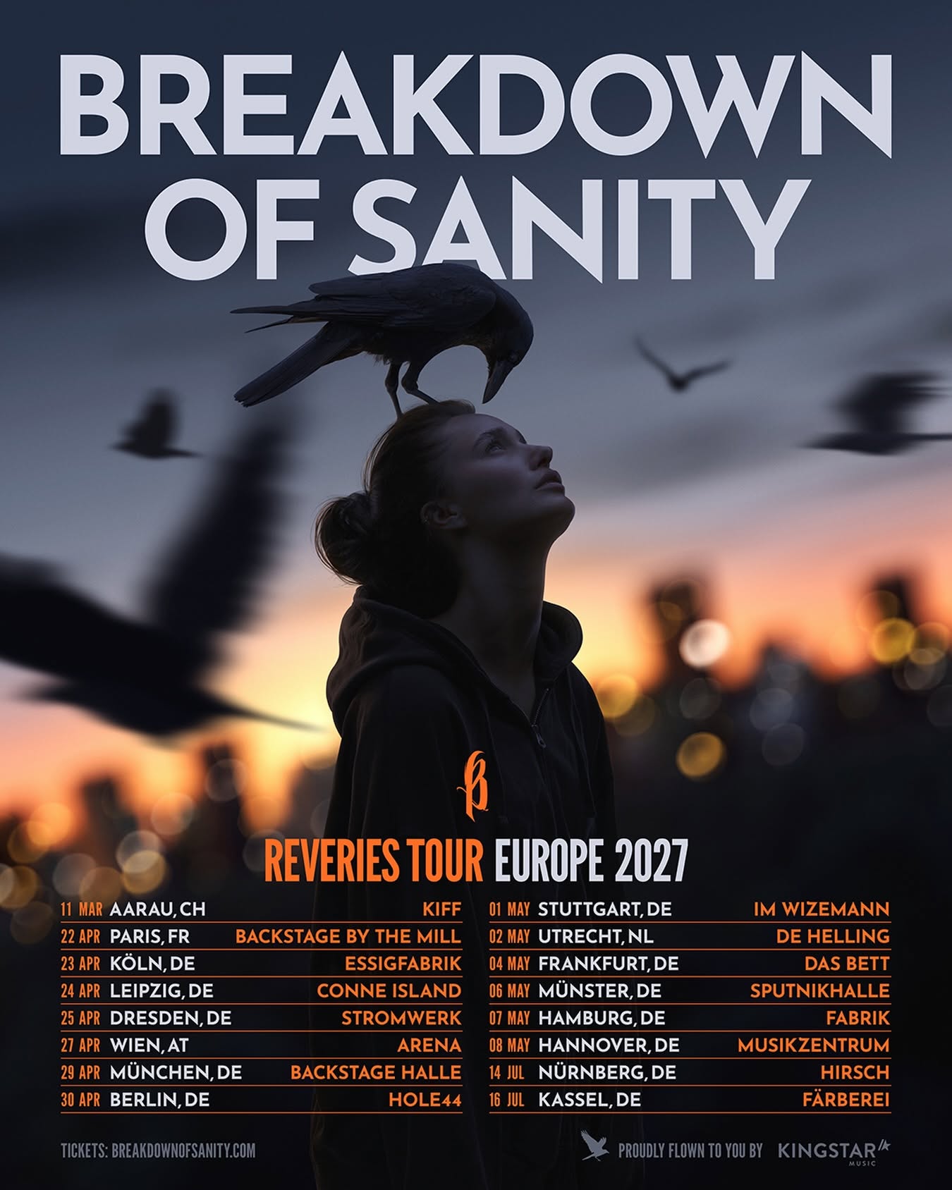 Breakdown Of Sanity Tour 2027