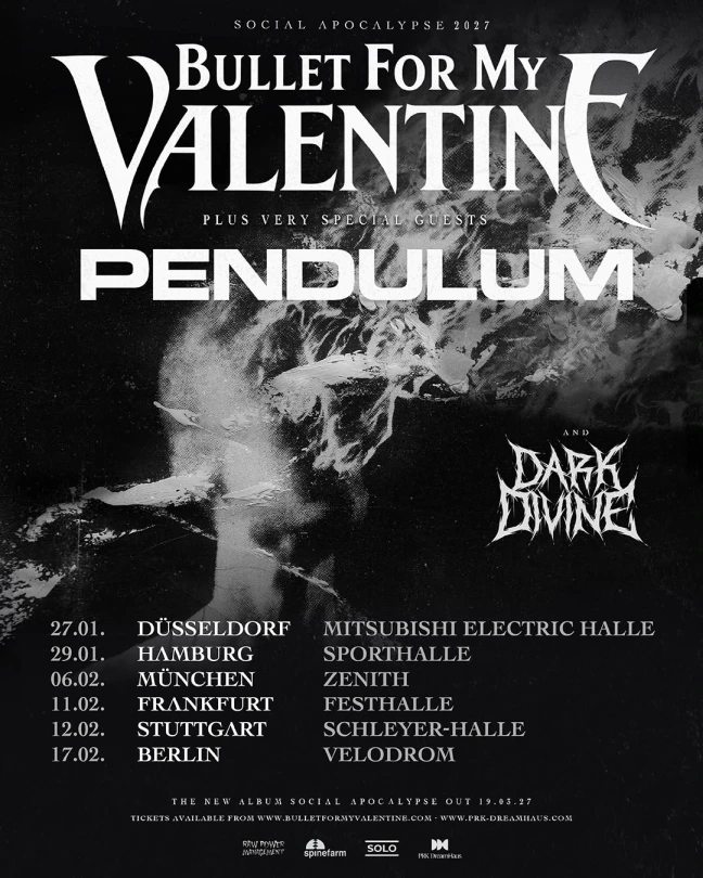 Bullet For My Valentine Tour 2027