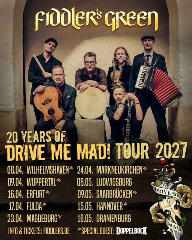 Fiddler’s Green Tour 2027