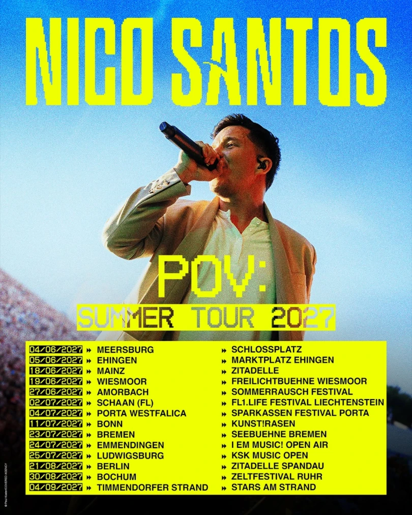 Nico Santos Tour 2027
