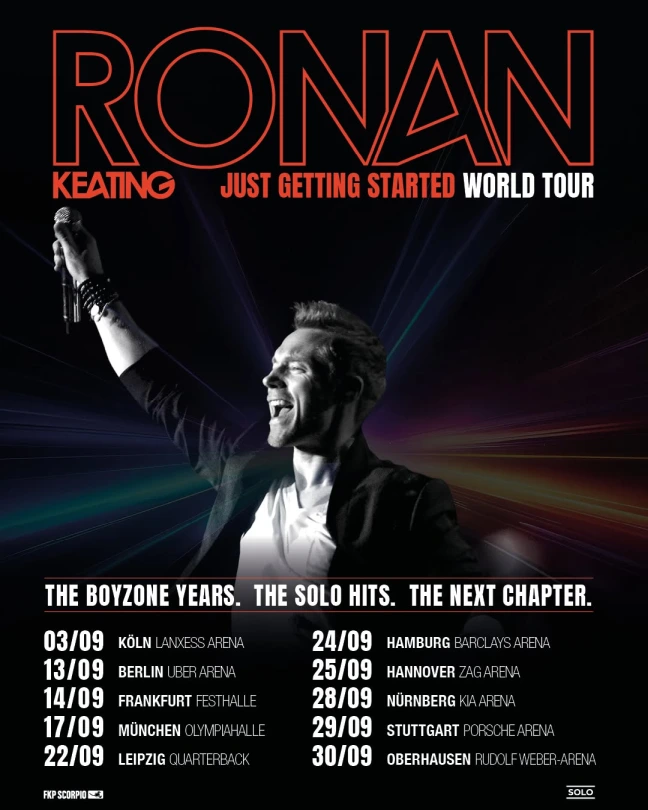 Ronan Keating Tour 2027