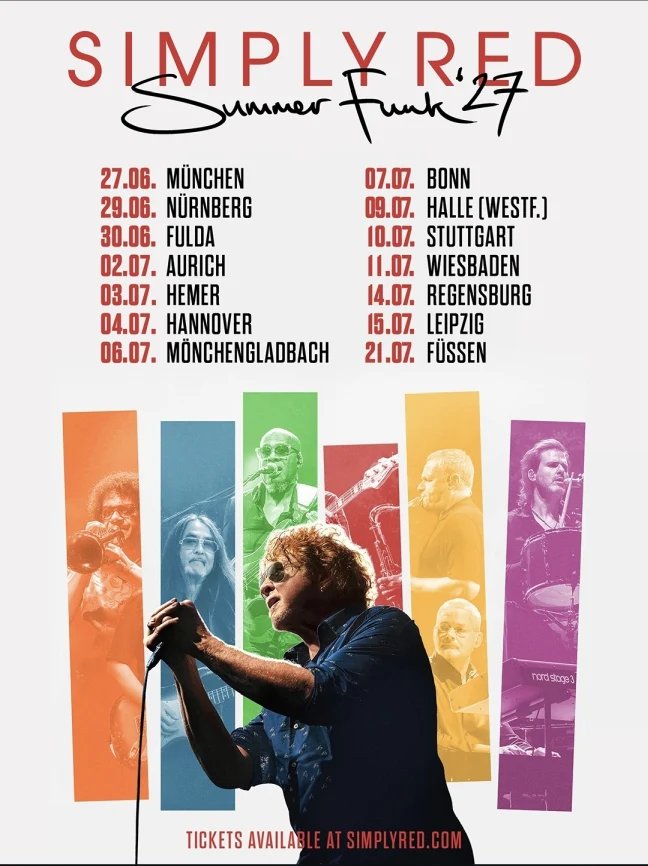Simply Red, Tour 2027