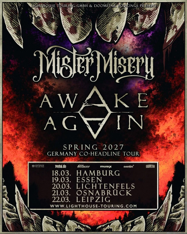 Mister Misery Awake Again Tour 2027