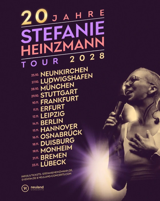 Stefanie Heinzmann, Jubiläumstour 2028